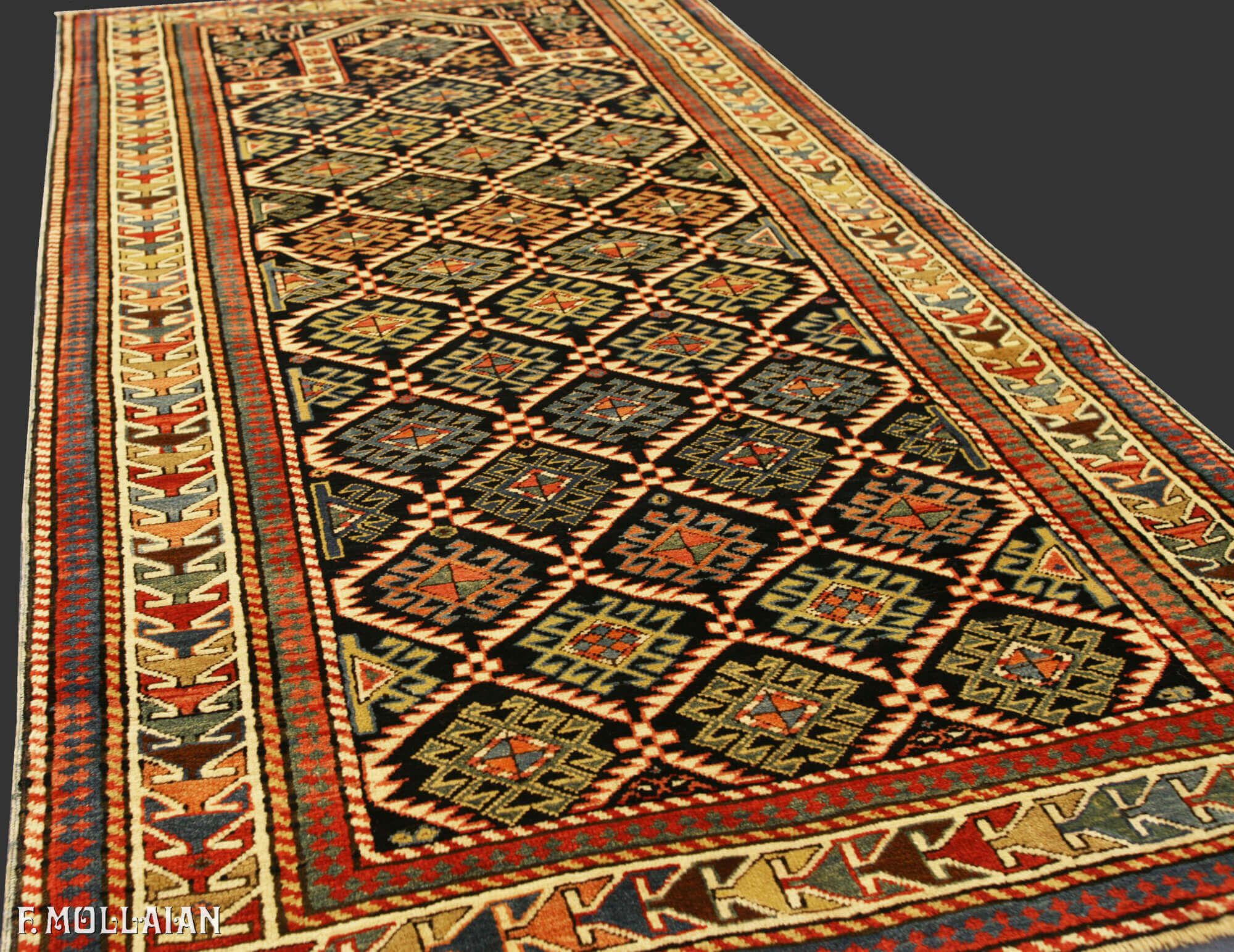 Antique Caucasian Akstafa Rug n°:85569157